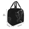 Tribal Bear Isolated Lunch Bag For Women Men Läcksäker termisk kylare Lunch Box Beach Cam Travel Picknick Mat Tygväskor S8X3#