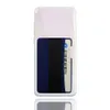 2pcs Fi Elastic Cloth Cell Phe Card Holder Mobile Phe Wallet Case Credit ID Card Holder Adhesive Sticker Pocket 16GT#