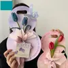 Gift Wrap 3Pcs Valentine's Day Flower Packaging Hand-held Box Round Single And Multiple High-quality Boxes