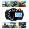 Universal LCD Digital Speedometer Motorcycle 7 Colors Toard Dash Dash Dash Rx2n Odomètre Instrument Réglable Max 299 km / H