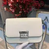 5a Luxury Shoulder Bag Factory Promotion Discount Free Shipping New European and American Fashion Niche Crossbody High-end Single Carriage Dign Small Square Peach