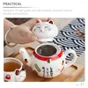 Teaware Sets Japanese Style Tea Ware Household Glass Cup Drinking Supply Ceramic Teapot Vintage