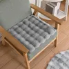 Chair Covers 40x40cm Sofa Cushion Solid Color Wear Resistant Extra Soft Thick Washable Dining Thickened Seat Pad