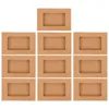 Geschenkverpackung 10 PCs Fensterumschlagkasten Einhülle Papierboxen Kraft Fall Koffer Container