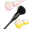 Make-up-Pinsel, professioneller zweifarbiger Pinsel, große Größe, weich, flauschig, zum Reinigen von Nagelstaub, für Frauen und Mädchen, zum Selbermachen, Schönheitswerkzeug, Maniküre