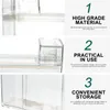 Liquid Soap Dispenser Clothes Washing Canister Laundry Detergent Storage Box Clear Plastic Bins Large Capacity Sub Bottle