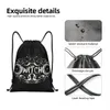 Bruxa Tripple Mo Drawstring Bag Mulheres Homens Dobrável Gym Sports Sackpack Loja Mochilas W9bD #