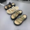 Платформа моды Slippers Женщины Внешняя одежда 2024 Лето открытая ножка не устала.