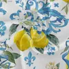 Table Cloth Sicilian Style White Flowers of Lemon Tablecloth Round 60 Waterproof Table Cover for Outdoor Wedding Party Dining Room Decor Y240401