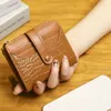 women Short Wallet Small Fi Luxury Brand Leather Purse Ladies Card Bag For Women Clutch Female Purse Mey Clip Wallet 2023 k387#