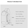 Ulepszone mężczyzn Wodoodporne wielofunkcyjne Wzór włókna węglowego torba USB Worki na ramię Messenger Pakiet klatki piersiowej 240322