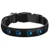 Dog Collars ABHU LED Light Collar For Dogs Rechargeable Luminous 7 Colour Changing