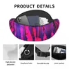 Sacos de cintura Cool Sangue e Glitter Nail Polish Art Fanny Pack Homens Mulheres Manicure Crossbody Bag para Viagens Ciclismo Telefone Dinheiro Bolsa