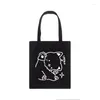 Tas Vrouwen Korea Ulzzang Cartoon Kawaii Canvas Grote Capaciteit Harajuku Dames Schouder Fun Leuke Y2k Shopper