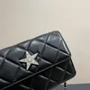 Bolsa de designer bolsa de marca de alta qualidade mini bolsa de couro bolsa feminina textura avançada mini bolsa bolsa estrela bolsa feminina bolsa com aba simples e bonita