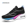 Casual Shoes GREENGLIN 2024 Running Walking High Quality Mesh Light Weight Mens Sneakers Absorption Male Tennis Shoe