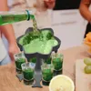 Dricker sugrör kreativ bärbar klar plast engångsfest parti glasögon gelé koppar tumblers födelsedag kök tillbehör bar