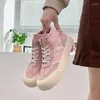 Casual Shoes Vulcanized Woman Canvas Sneaker Fashion Round Toe Sports Running Athletic Shoe Women Trainers Zapatillas de Deporte