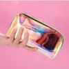 transparent Makeup Bags Fi Laser Travel Cosmetic Bags Toiletry Organizer Make Up Cases B8aV#