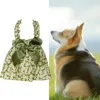 Vêtements pour chiens, fabrication soignée, facile à porter, robe de princesse florale avec nœud papillon, fantaisie, usage quotidien