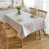 Table Cloth Pink Donut Tablecloth Outdoor Picnic Waterproof Rectangular Tablecloth Birthday Gift Party Coffee Table Decoration Ornament Y240401