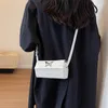 luxury Women Brand Patent Leather Crossbody Bag Casual Metal Butterfly Pillow Menger Bag j92K#