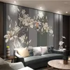 Wallpapers Wellyu Custom Wallpaper 3D Modern Mooi Donker Rijk Bank TV Achtergrond Woonkamer Slaapkamer