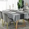 Table Cloth Nordic Geometry Rectangle Tablecloth Holiday Party Decorations Reusable Waterproof Fabric Table Covers for Kitchen Table Decor Y240401