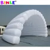 wholesale 10mWx5mHx6mDeep gros extérieur blanc gonflable couverture de scène tente géante coquille dôme air toit chapiteau pour événement de concert de musique