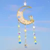 Dekorativa plattor Kristaller Suncatcher Moon Sun Catcher Hängande ornament Gåvor till julfödelsedag Valentine Mothers Day