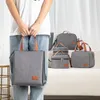 Femmes Portable isolé boîte à déjeuner sac fourre-tout famille voyage pique-nique boisson fruits aliments frais dame refroidisseur Bento sac i5G9 #