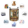 Sacs à linge Haunted Mansion Stretching Hamper Grand panier de rangement Enfants Nursery Toy Organisateur