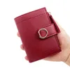 Women Wallet Simple Rovets Retro Short Wallet Coin Card Card Absolbers حقيبة يد للفتيات محفظة صغيرة السيدات Bolsa Feminina L6Z1#