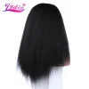 Wigs Lydia Afro Kinky Straight U Part Black 1B# Color Hair Wig Heat Resistant Synthetic 1622 Inch Daily Wigs For Women Ladies