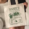 Сумка для дома Гарри Сумка Сумка Can -Canvas Shop Bag Сумки с большой емкостью для плеча эстетические складные сумки B7IA#