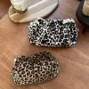 Ins Khaki White Leopard stor kapacitet Makeup Case Fi Multifuncti Portable Cosmetic Organizers Travel Wing Storage Bag U2SG#