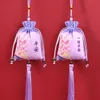 beaded Fr Tassel Drawstring Bag Fish Floral Jewelry Packing Bag Bird Mini Coin Purse Canvas Ethnic Fr Handbag D7PB#