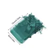 10pcs Organza Gift Bags Transparant Trekkoord Zakje Sieraden Organisator Oorbel Verpakking Party Candy Bag Met Ribb y9DT #