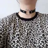 Ciondoli Punk Harajuku Collare Girocollo Collana Kit Testa PU Pelle Goth Bracciale collo fatto a mano Gioielli animali