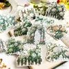 Confezione regalo 30 fogli Adesivi piccoli da giardino Manuale vintage Recinzione in legno Rosebud Manor Materiale collage Scrapbooking Cancelleria 90 160MM