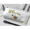 Kawaii Carto Cat Print Cosmetic Bag Kvinnor Söta Portable Toalette Bag Travel Makeup Bag Organizer Pouch Beauty Case 26TP#