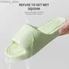 Hemskor sandaler och tofflor för kvinnor sommar inomhus hem hushåll par anti slip tjocka sulor badrum dusch för män y240401
