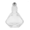 Bouteilles de stockage de parfum 8ML, Mini huiles essentielles, boule à roulettes en métal, verre, 1 pièce, voyage de haute qualité, vide, rechargeable