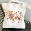 FR CAT Canvas Bag Women Fi ramion Totebag Female Shop Bags Girl Student School Torby V3gr#