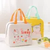 Barnskola Lunch Box Portable Lunch Bag Box Thermal Isolated Box Tote Cooler Bag Bento Pouch Lunch Ctayer J7CF#