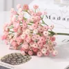 Bouquet de fleurs artificielles décoratives pour bébés, guirlande de faux Bouquets pour mariage