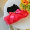 Dog Apparel Fine Workmanship Pet Clothing Stylish Princess Dress With Bow Decoration Comfortable Summer For Dogs Wedding