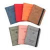 Rese Accory Ultra-Thin Passport Holder Case Wallet Bags RFID Blocking PU Leather Passport Holder Case Elastic Band Style M23W#