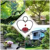 Other Bird Supplies Hummingbird Feeders For Outdoors Hangable Humming Feeder Plate Squirrel-Proof Elegant Lawn Garden