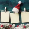إطارات 100pcs مقطع متعدد الأغراض حاملي زخرفة عيد الميلاد مقاطع زينة عيد الميلاد